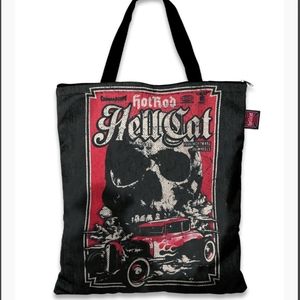 Hotrod Hellcat True Nightmare Tote Bag Gothic Punk